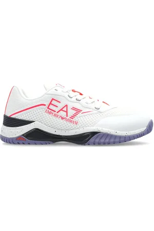EA7 Contrasting low-top trainers