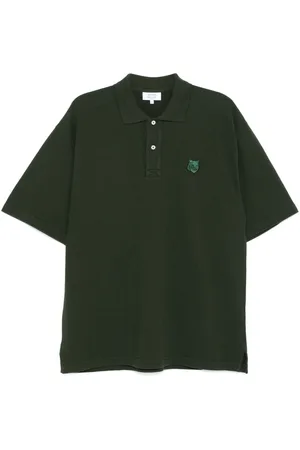 Maison Kitsuné Bold Fox head patch comfort polo shirt