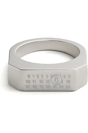 Maison Margiela Numeric logo signet ring