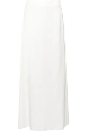 PESERICO SIGN Satin maxi skirt