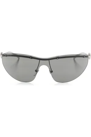 Gucci Shield-frame sunglasses