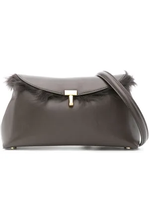 Totême T-lock clutch bag