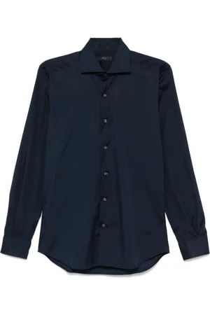 FAY Cutaway-collar shirt