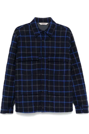 Aspesi Tattersall-check shirt
