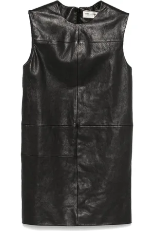 Saint Laurent 2010s leather mini dress