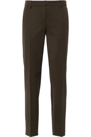 Nº21 Pressed-crease trousers