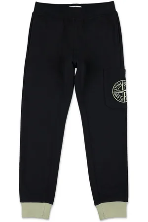 Stone Island Compass Badge cotton track pants
