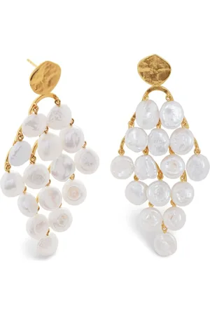 Monica Vinader Capri Keshi Pearl Cocktail drop earrings