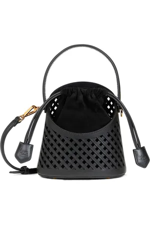 Etro Small Saturno grid cut-out crossbody bag
