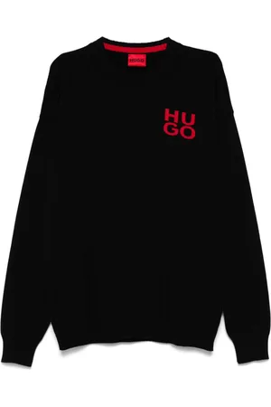 HUGO BOSS Embroidered-logo sweater