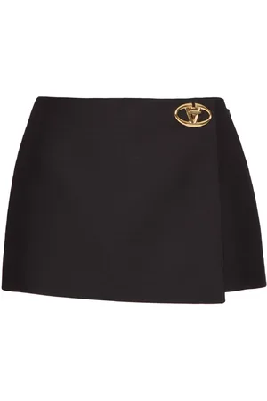 VALENTINO GARAVANI VLogo crepe mini skort