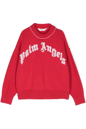 Palm Angels Logo-embroidered sweater