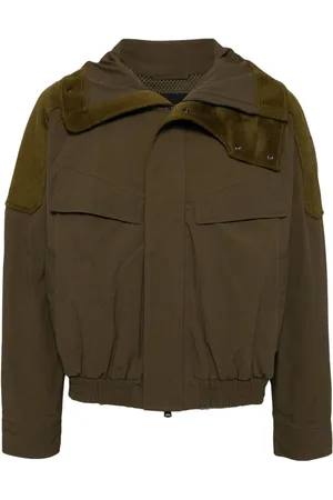 CROQUIS Splicing cropped jacket