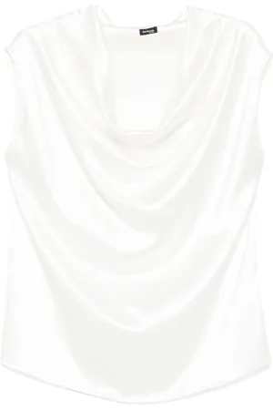 Kiton Draped-detail blouse