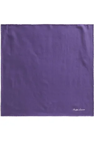Ralph Lauren Logo-print silk scarf