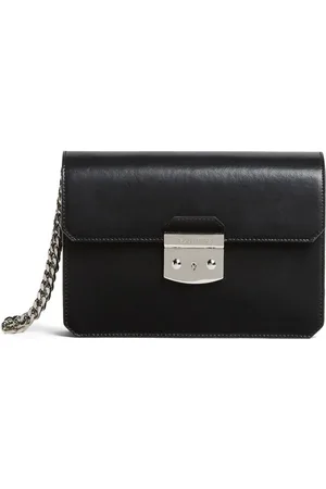 Dsquared2 Logo-engraved leather clutch bag