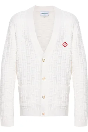 Casablanca Column stitch cardigan