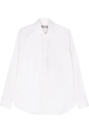 CANALI Long-sleeve poplin shirt