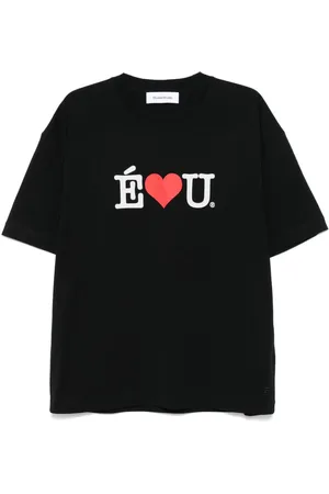 Etudes Slogan-print T-shirt