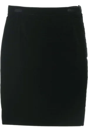 Saint Laurent 1970s velvet skirt