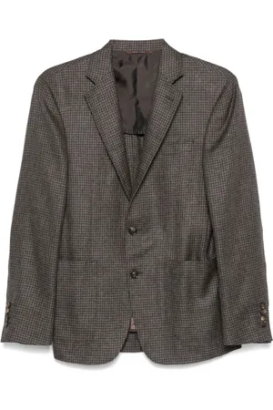 CANALI Dogtooth-pattern blazer