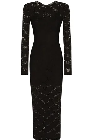 Dolce & Gabbana Lace-panel midi dress