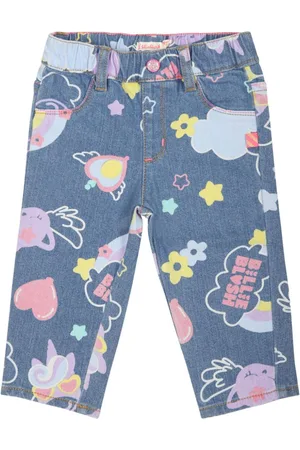 Billieblush Illustration-print jeans
