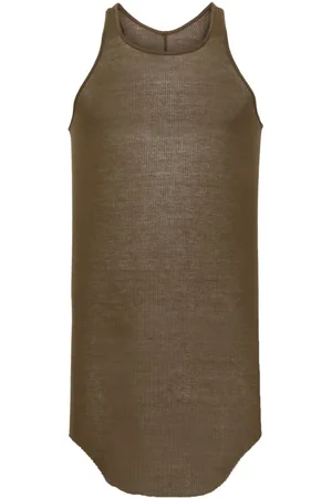 Rick Owens Fine-ribbed tank top