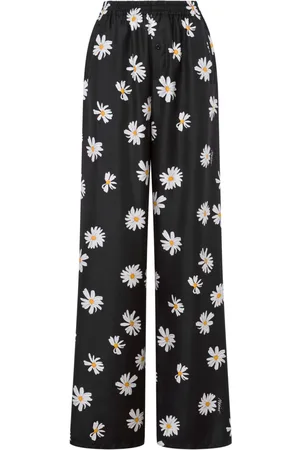 Moschino Daisy-print trousers