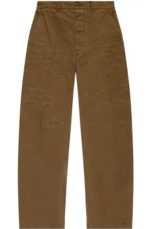 Dsquared2 Ripped loose-fit trousers