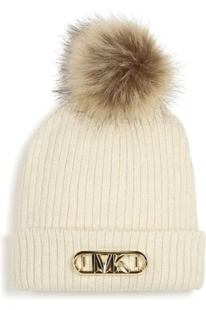 Michael Kors Logo-plaque pompom beanie
