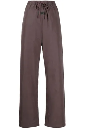 FEAR OF GOD Logo-patch drawstring-waist trousers