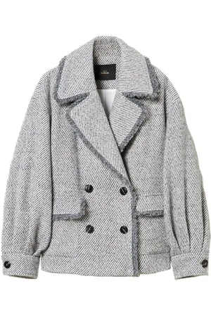 Twin-Set Two-tone double-breasted jacket