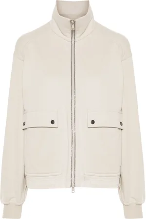 Brunello Cucinelli Monili chain zip-up sweatshirt