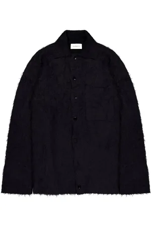 LANEUS Spread-collar shirt