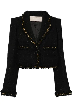Elie saab Sequin tweed jacket
