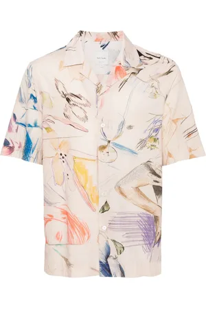 Paul Smith Sketchbook print cotton shirt
