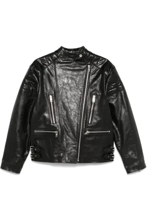 Twin-Set Leather biker jacket