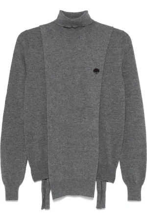 Mordecai Draped-detailed sweater