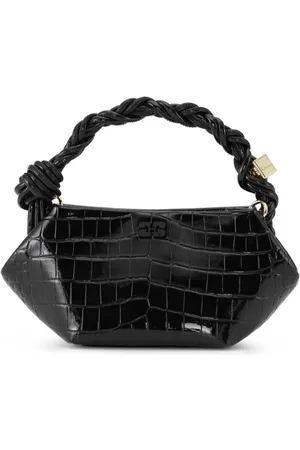 Ganni Bou crocodile-effect mini bag
