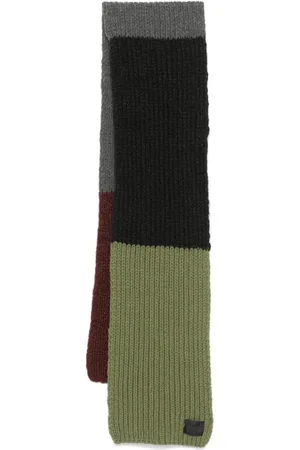 Paul Smith Colourblock knitted scarf