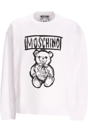 Moschino Logo-print cotton sweatshirt