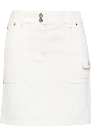 LOUIS VUITTON 1990-2000s denim mini skirt