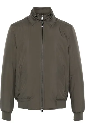 corneliani Hooded bomber jacket