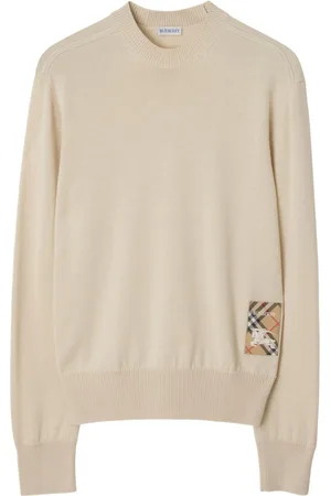 Burberry Check-label wool sweater