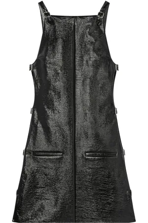 Courrèges Multi-strap vinyl dress