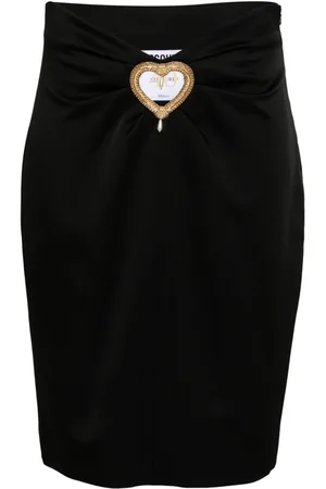 Moschino Heart cut-out mini skirt