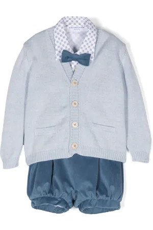 COLORICHIARI Corduroy babygrow set
