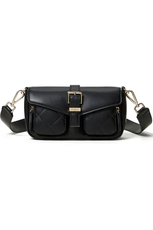 Twin-Set Quilted-pockets shoulder bag