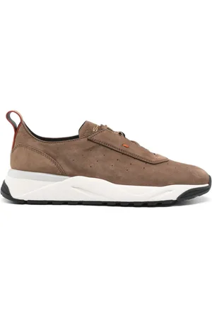 santoni Suede sneakers